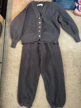 Free People Beach Cardigan and Pant Set